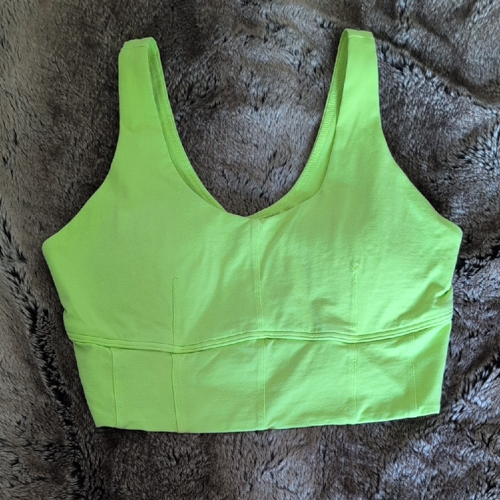 Neon Green Sports Bra